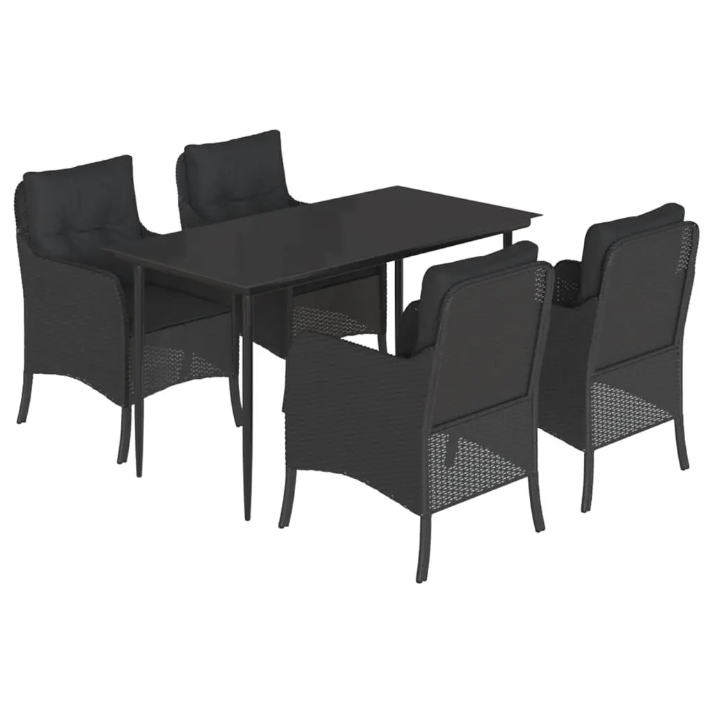 5 Piece Garden Dining Set for Outdoor Use
