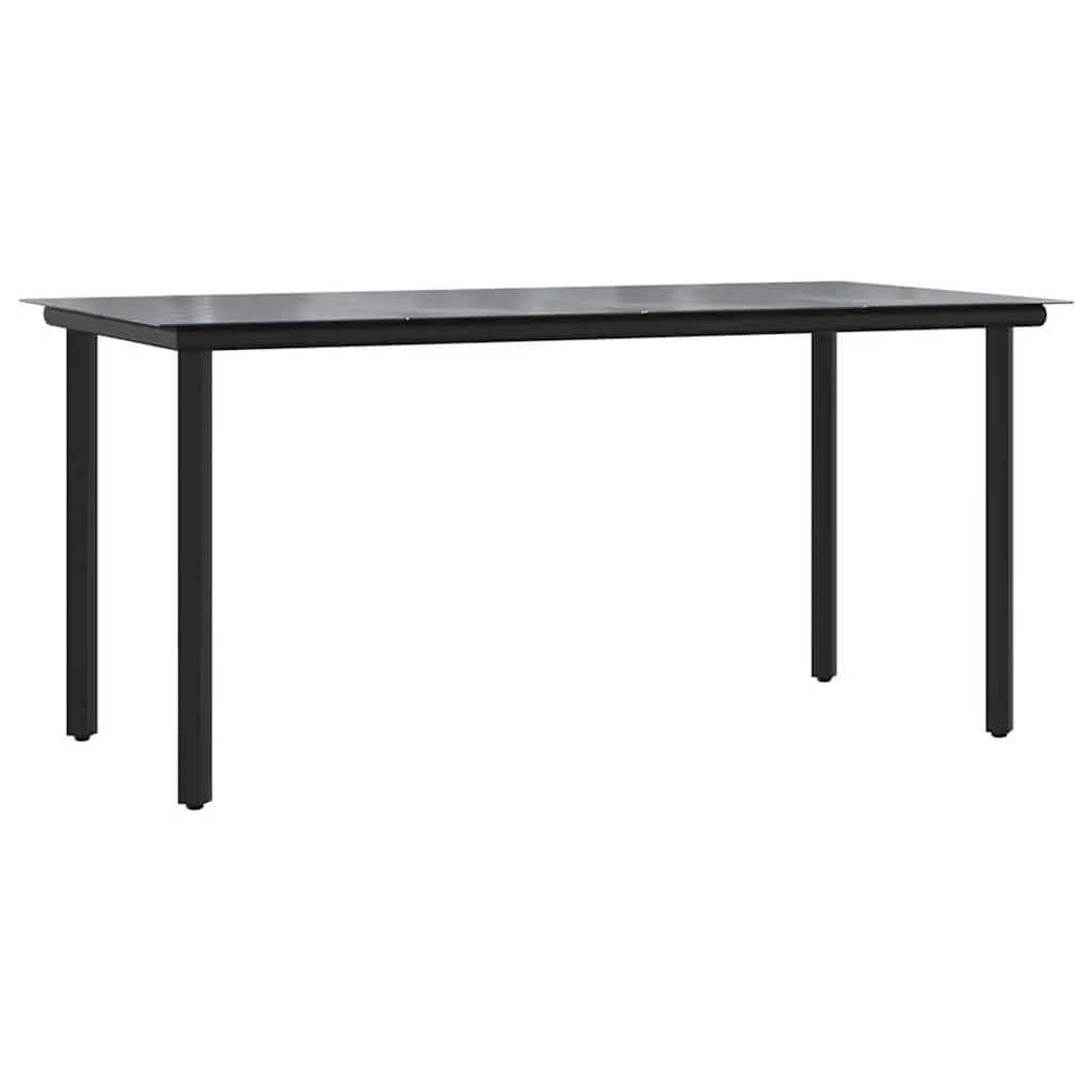 Garden Dining Set 7 Piece Outdoor Furniture Table Chairs Cushions Grey Patio