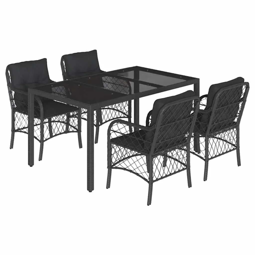 5 Piece Outdoor Dining Set for Garden and Patio