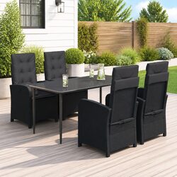 5 Piece Garden Dining Set - Durable Outdoor Patio Furniture