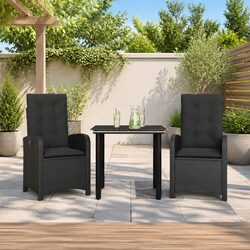 Durable Garden Dining Set 3 Piece Outdoor Furniture