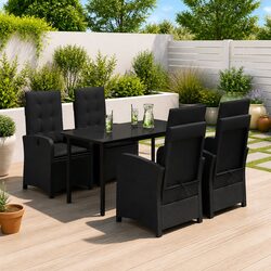 High-Quality Garden Dining Set 5 Piece Outdoor Furniture