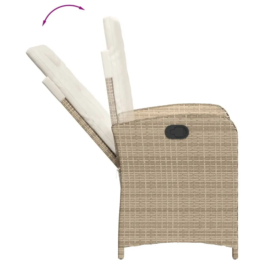 5-Piece Garden Dining Set with Cushions