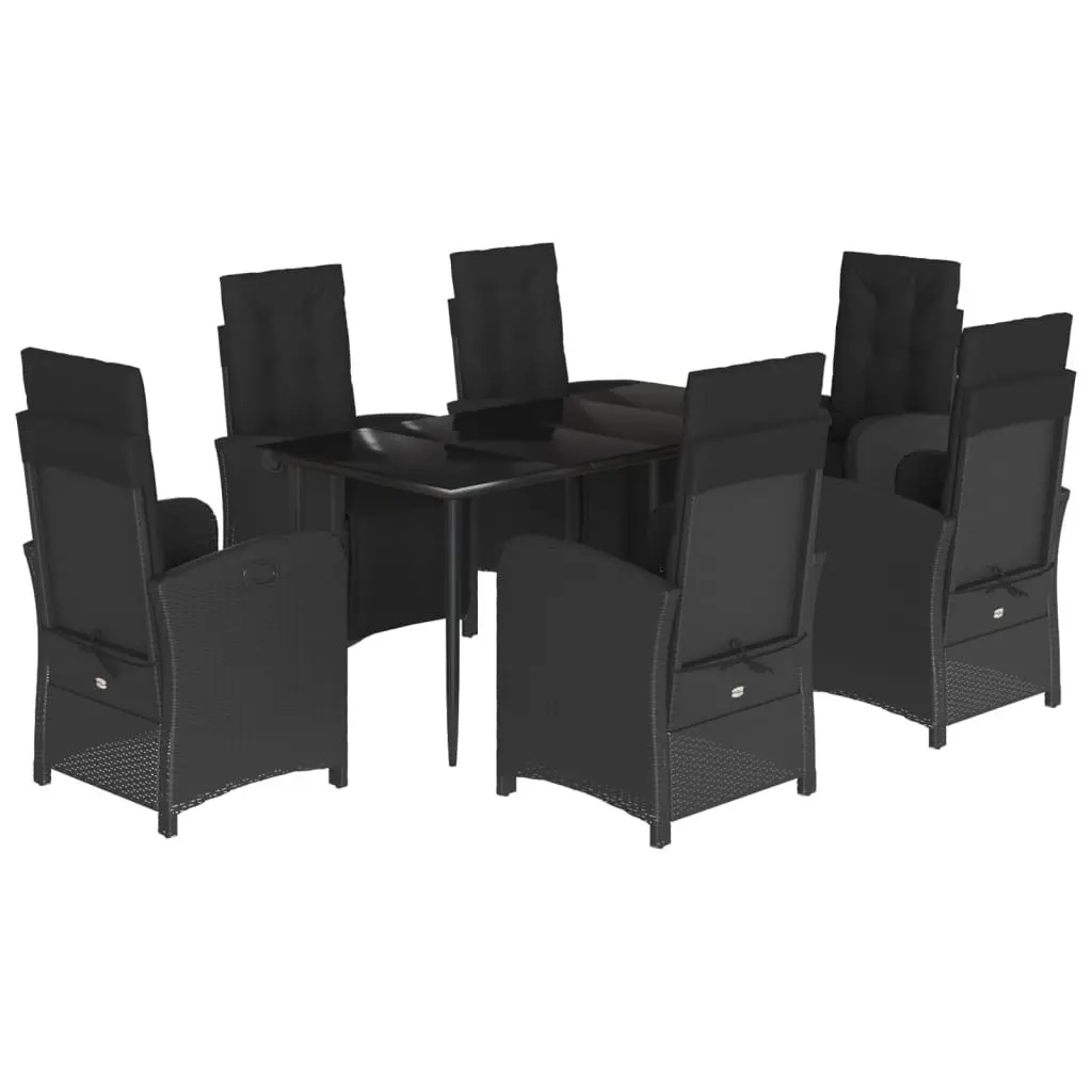 7-Piece Garden Dining Set with Cushions