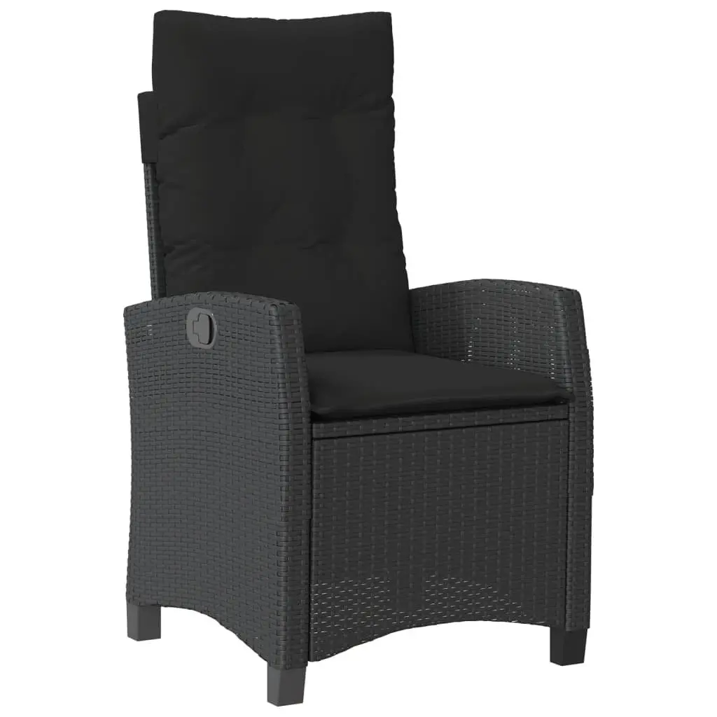 5 Piece Garden Furniture Set with PE Rattan & Acacia Table
