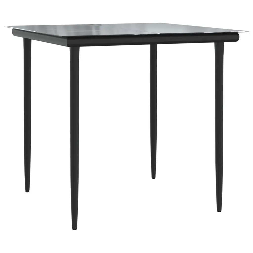 5 Piece Garden Dining Set with Adjustable Chairs