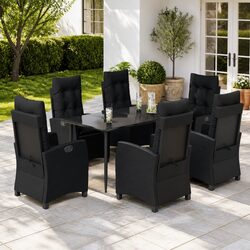 Premium 7 Piece Outdoor Dining Set with Cushions