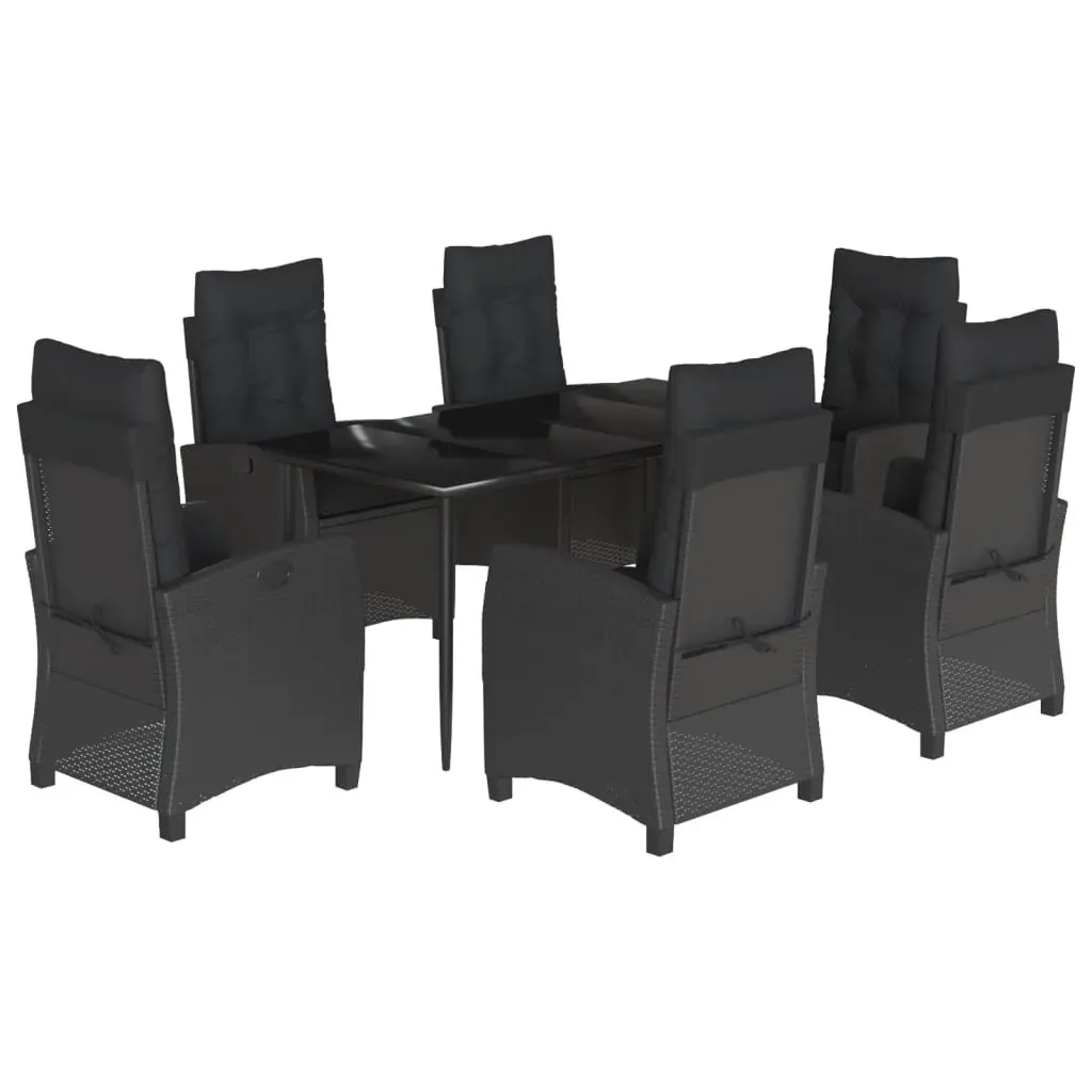 7 Piece Outdoor Dining Set with Cushions