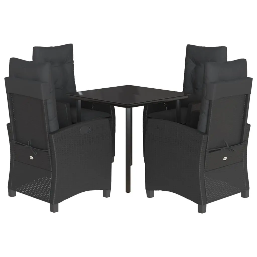 5 Piece Outdoor Dining Set with Cushions