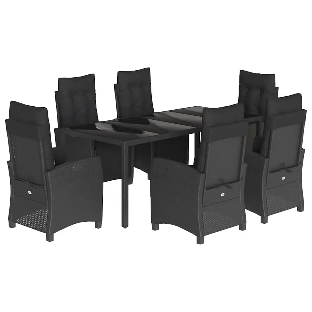 7 Piece Outdoor Dining Set with Cushions