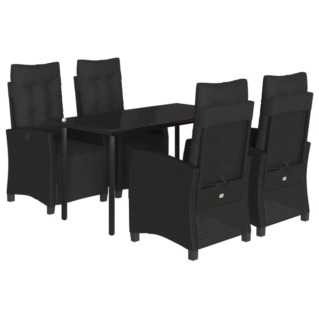 5-Piece Outdoor Dining Set with Cushions