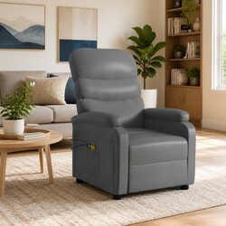 High-Quality Stand Up Massage Chair in Anthracite