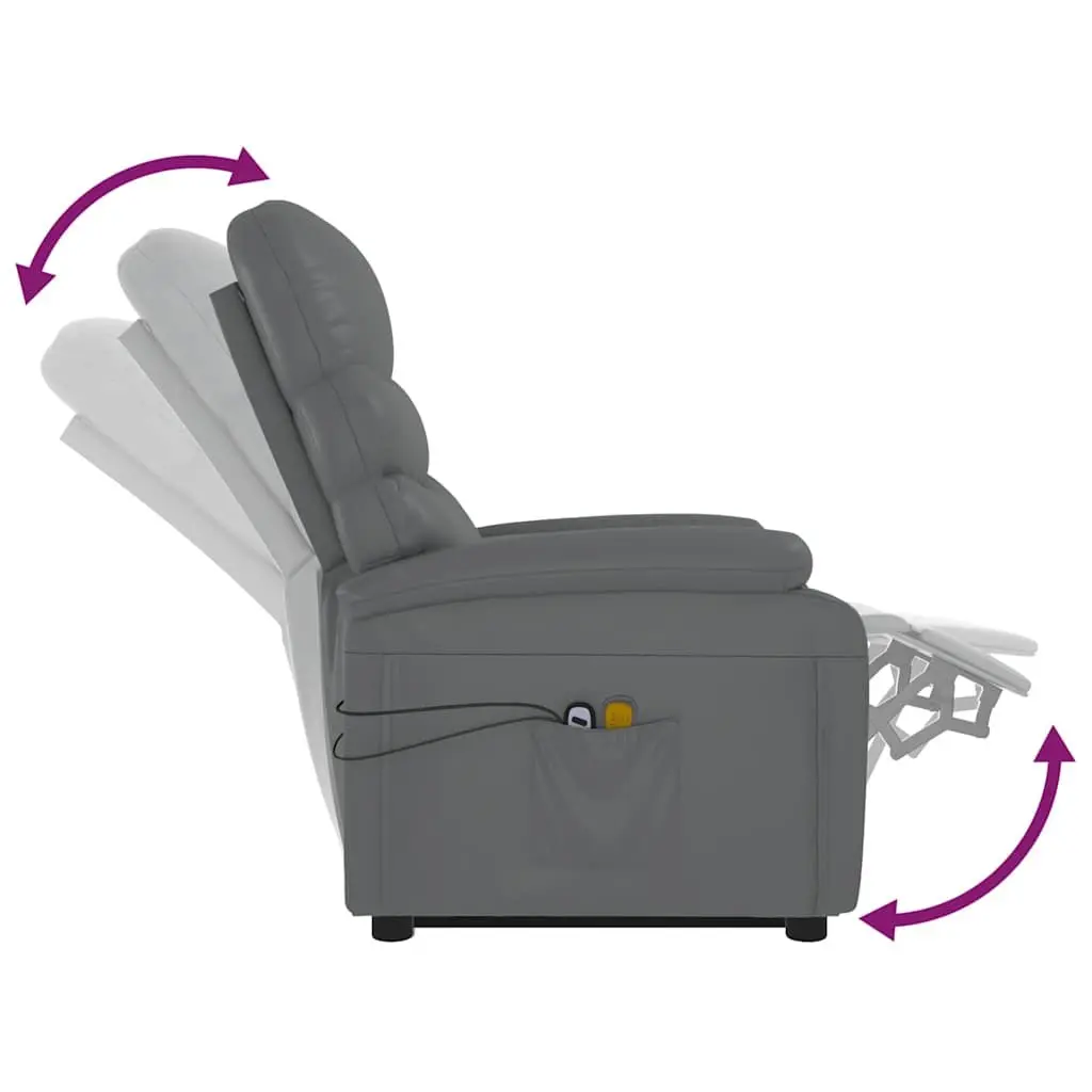 Stand Up Massage Chair in Anthracite