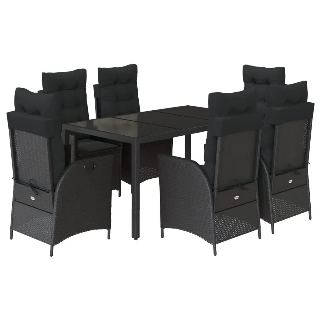 7 Piece Outdoor Dining Set with Cushions