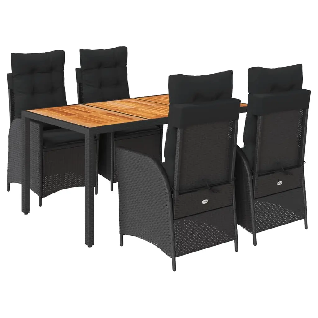 5 Piece Outdoor Dining Set with Cushions