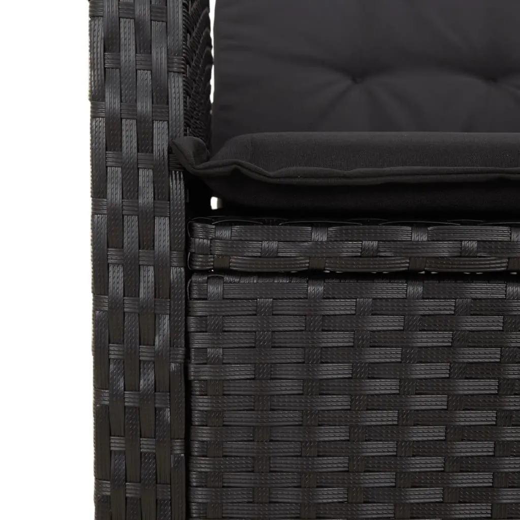 5 Piece Outdoor Dining Set with Adjustable Backrests