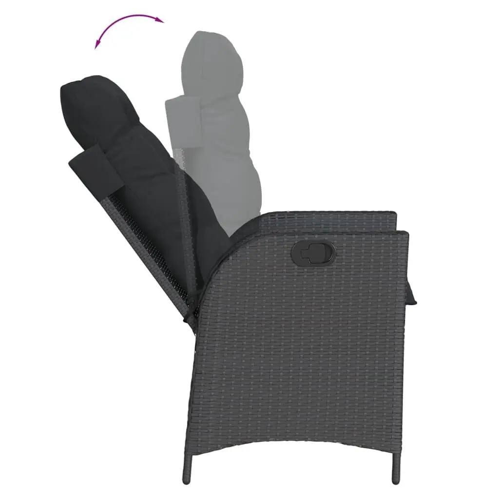 5 Piece Outdoor Dining Set with Cushions