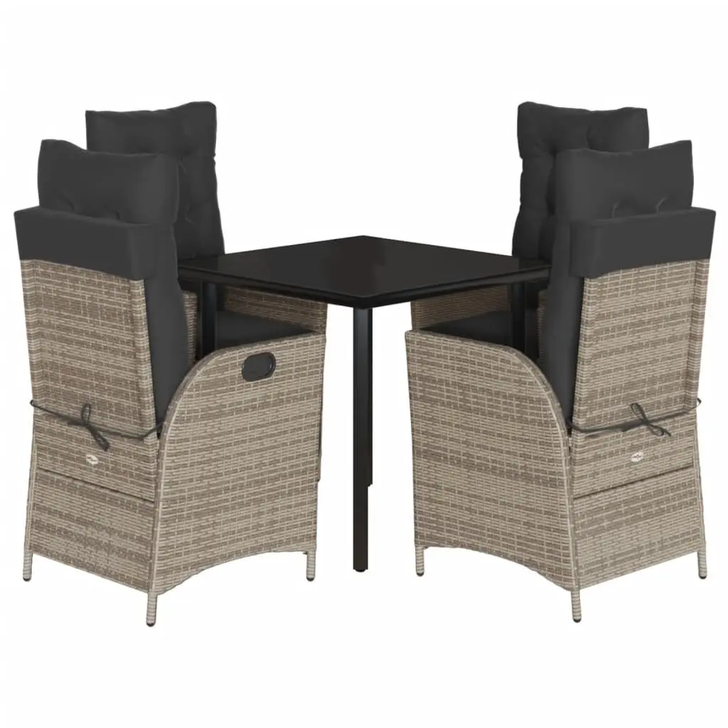 5 Piece Garden Dining Set for Outdoor Use