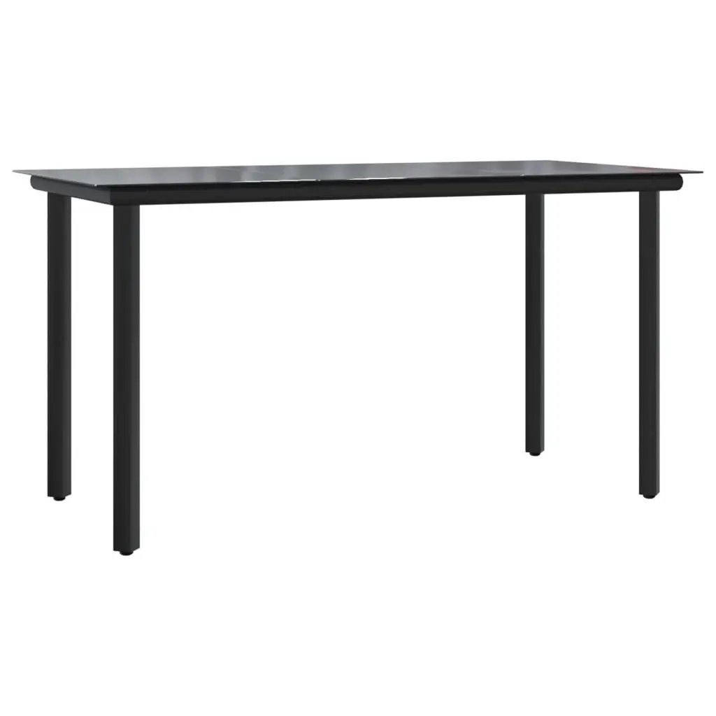 5-Piece Outdoor Dining Set in Grey Rattan