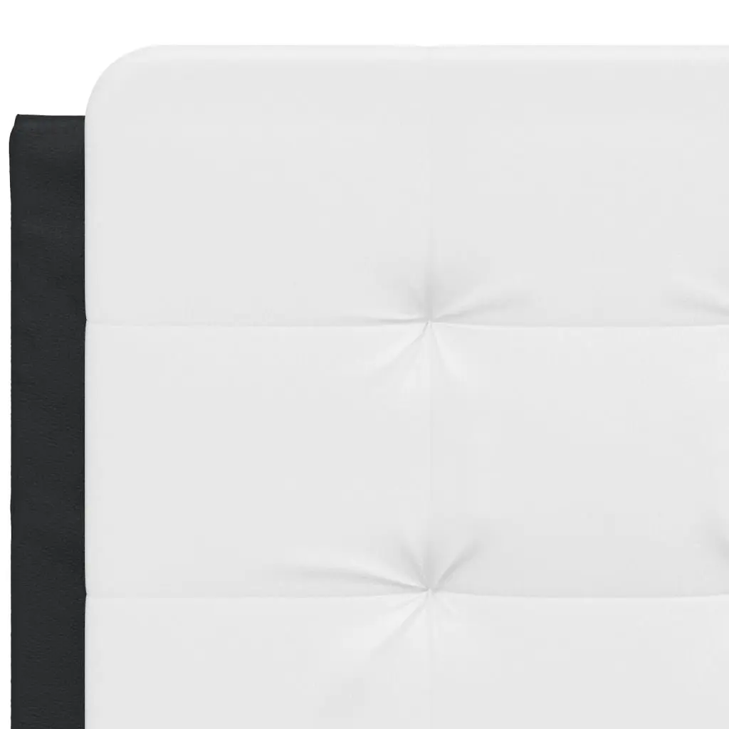 Bed Frame with LED Lighting in Black & White
