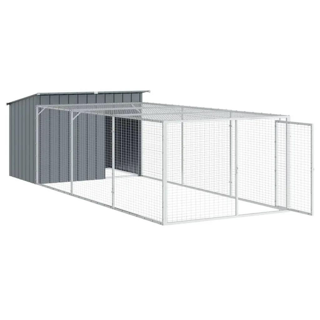 Anthracite Dog House with Extended Run