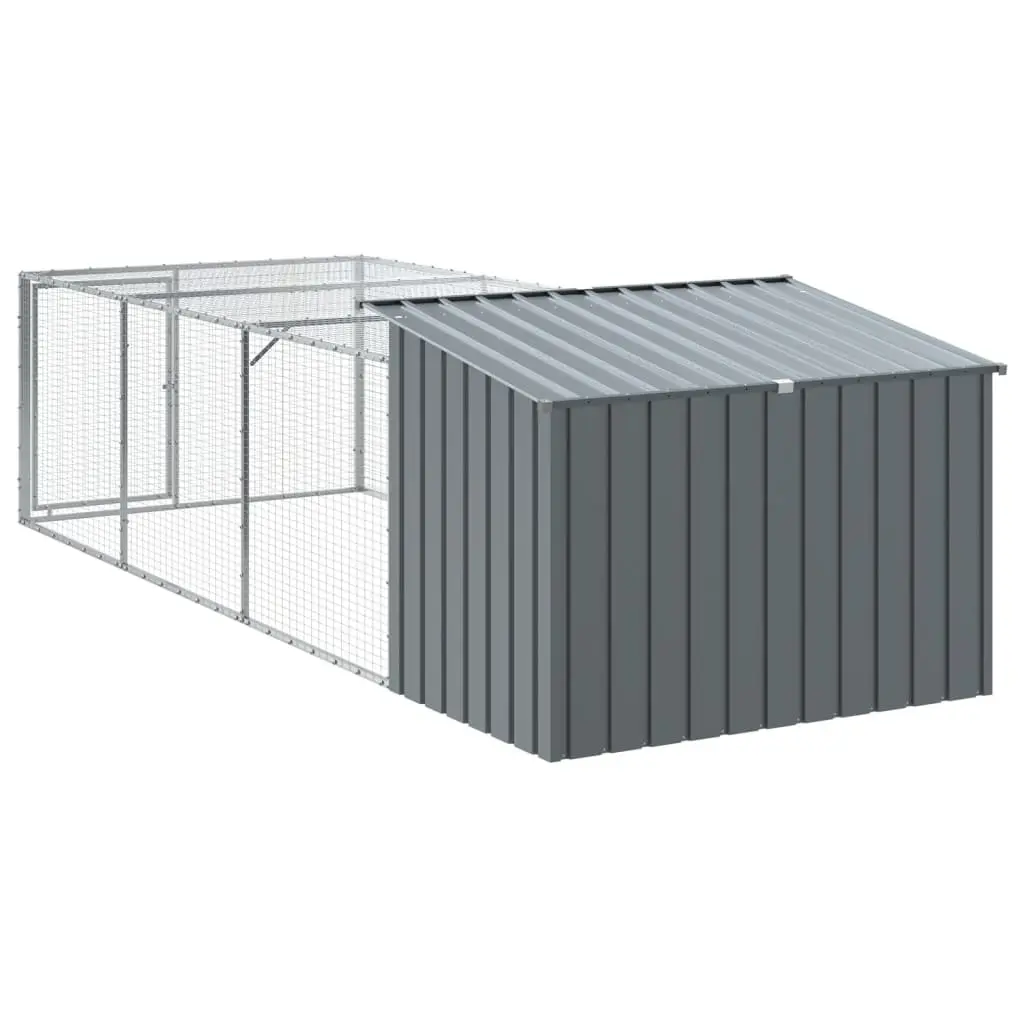 Anthracite Dog House with Extended Run