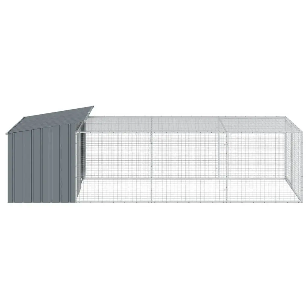 Anthracite Dog House with Extended Run