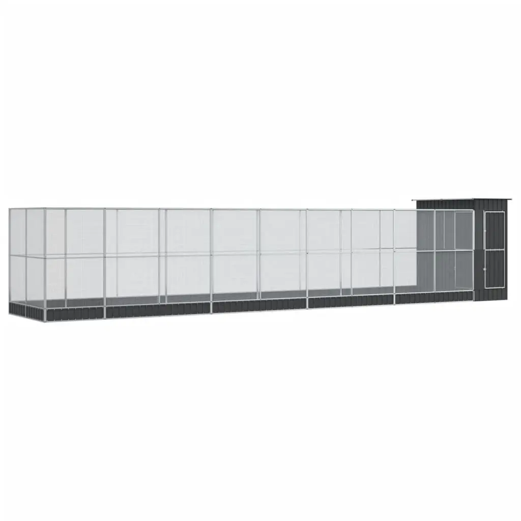 Large Bird Aviary with Extension for Parrots