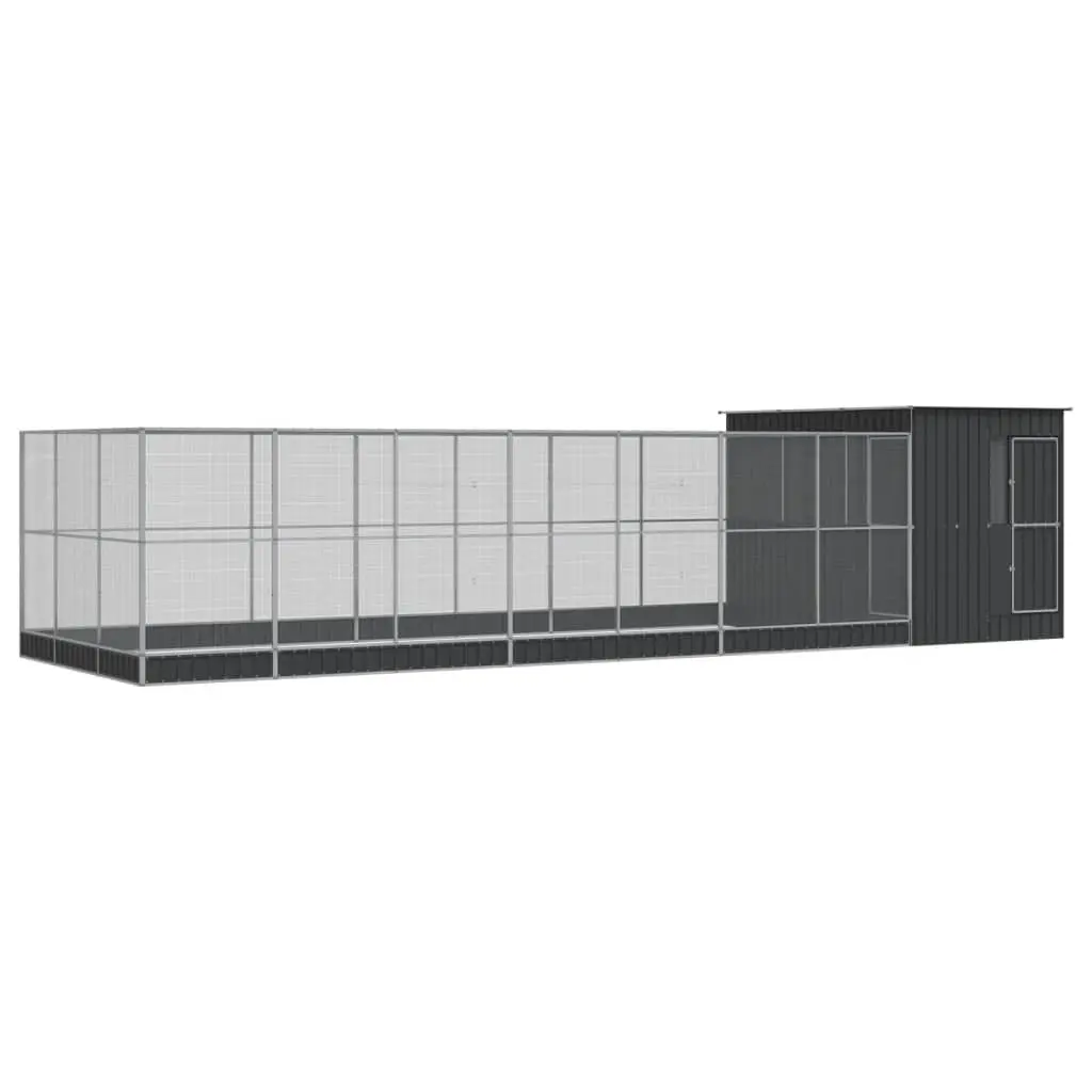 Bird Aviary Steel Mesh Outdoor Enclosure 911cm Silver