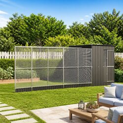 Durable Large Steel Aviary with Extension for Outdoor Use