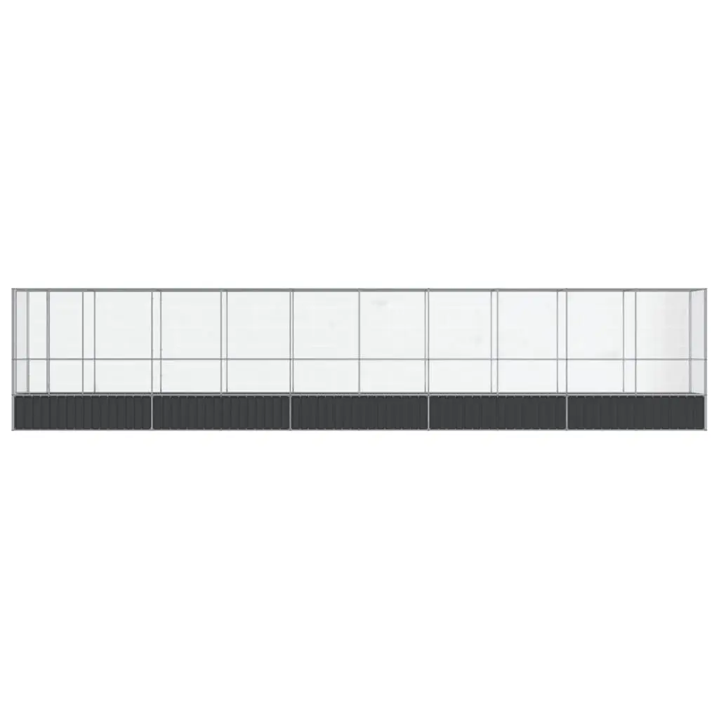 Bird Aviary Steel Mesh Large Outdoor Flight Pen Silver