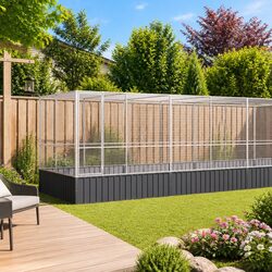 Premium Large Bird Aviary with Extension for Safe Flight