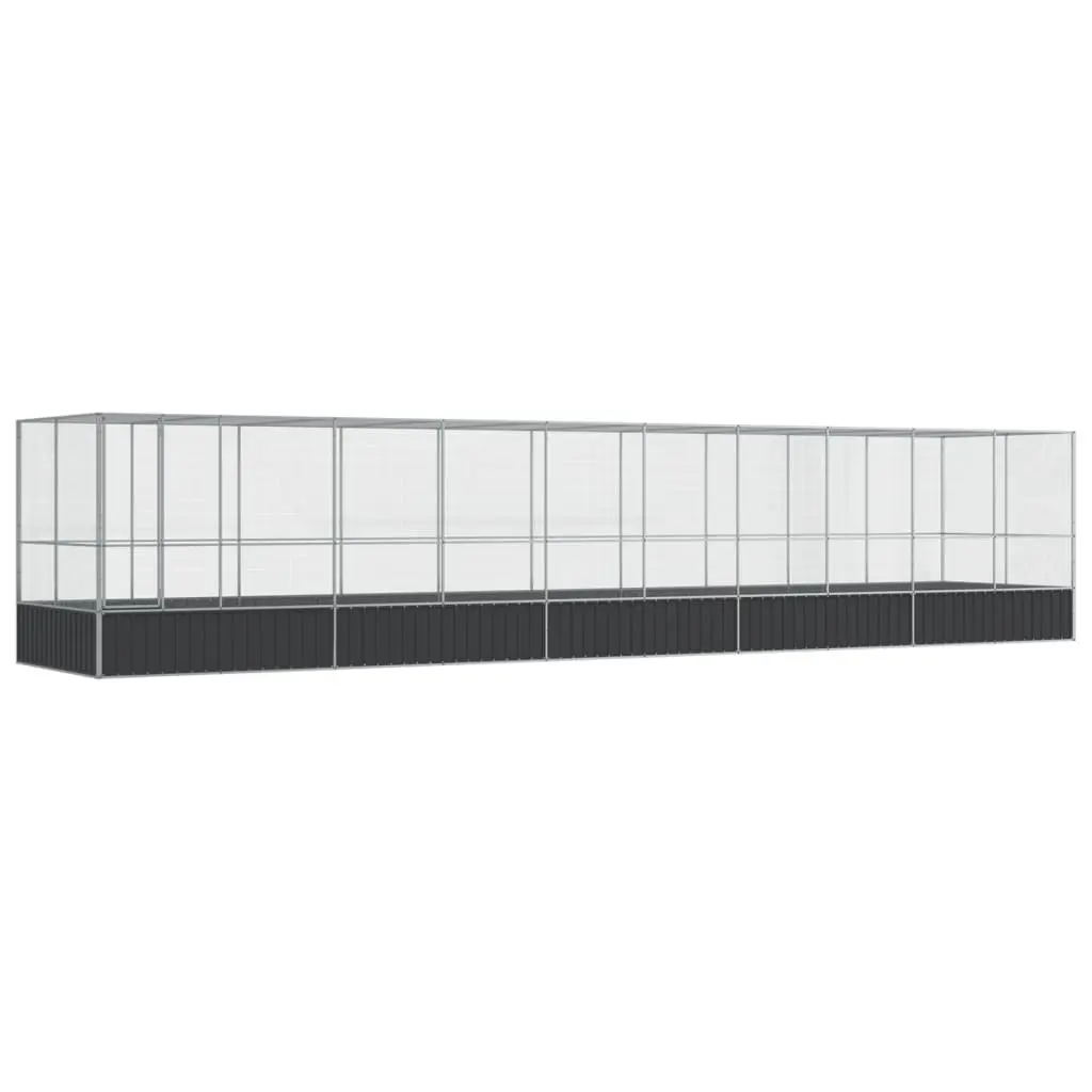 Large Bird Aviary with Extension for Safe Flight