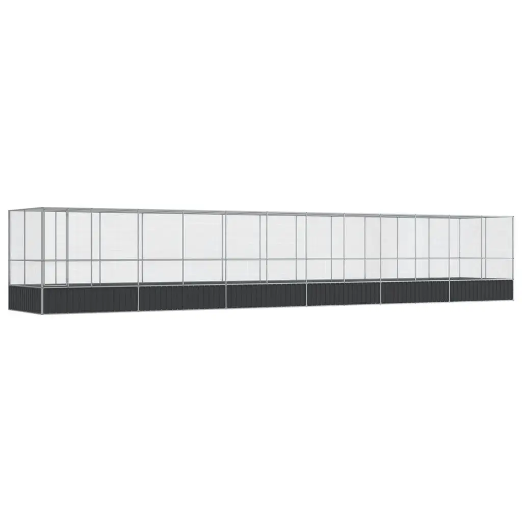 Large Bird Aviary with Extension for Outdoor Use