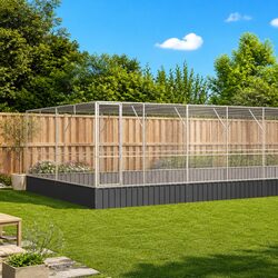 Exceptional Large Bird Aviary Enclosure with Extension 1246x414x212cm