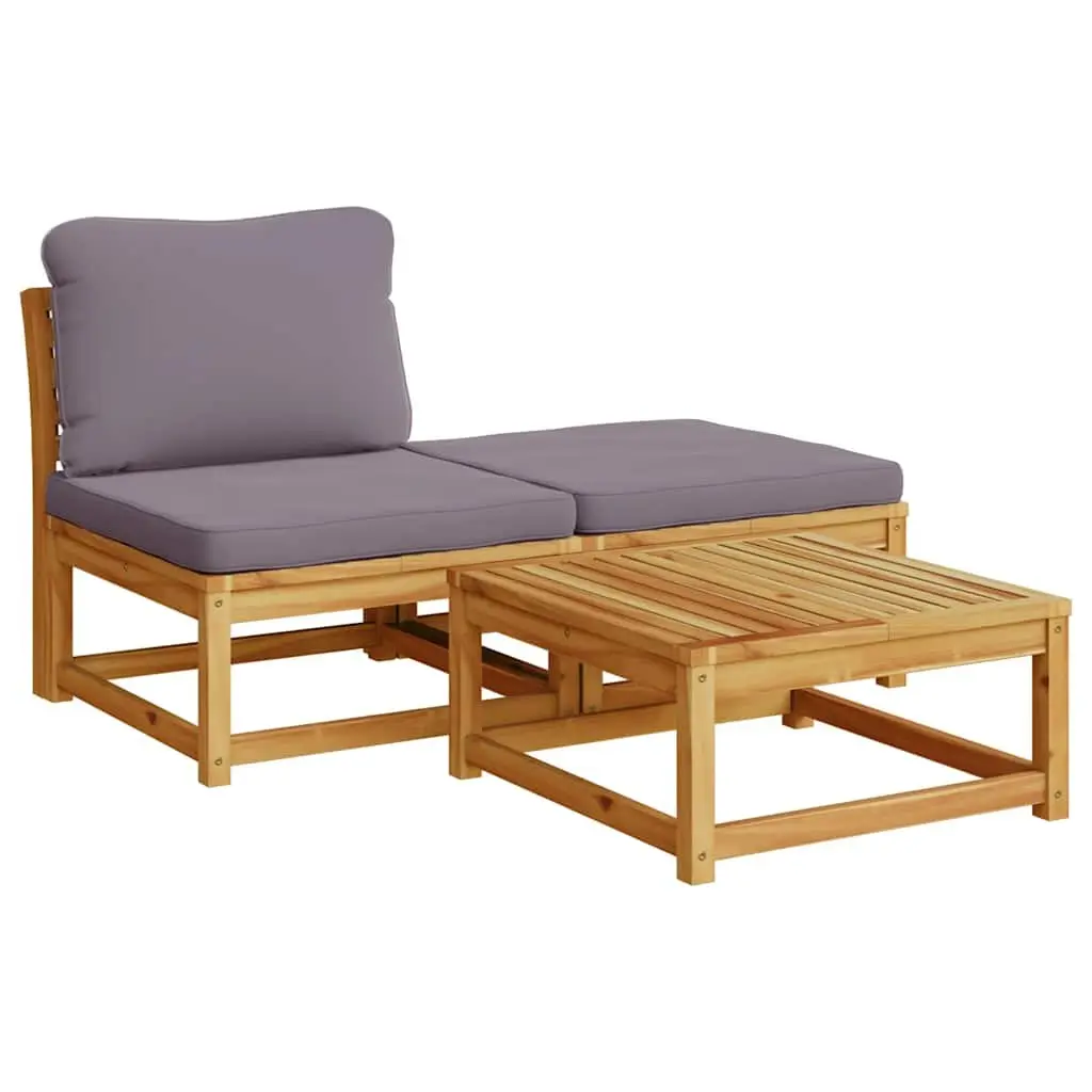 4-Piece Outdoor Sectional Sofa Set with Cushions