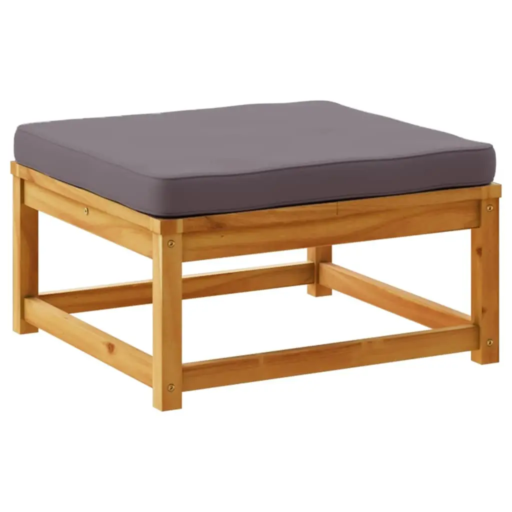 8-Piece Modular Wooden Outdoor Sectional Sofa Set