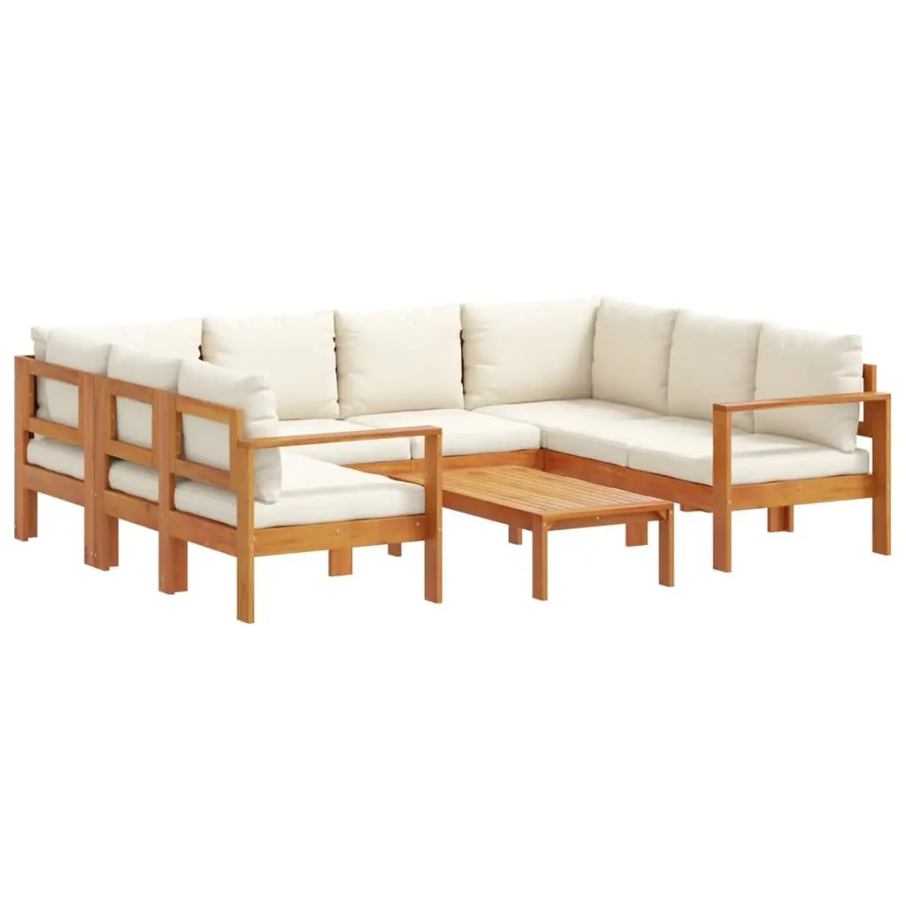 6-Piece Modular Garden Sofa Set with Cushions