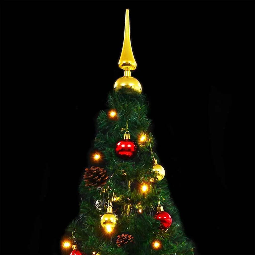 150cm Green Pre-lit Christmas Tree with LEDs