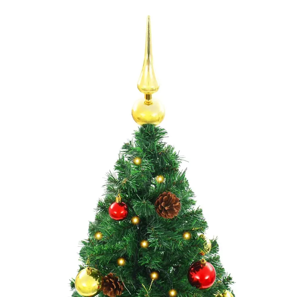 150cm Green Pre-lit Christmas Tree with LEDs