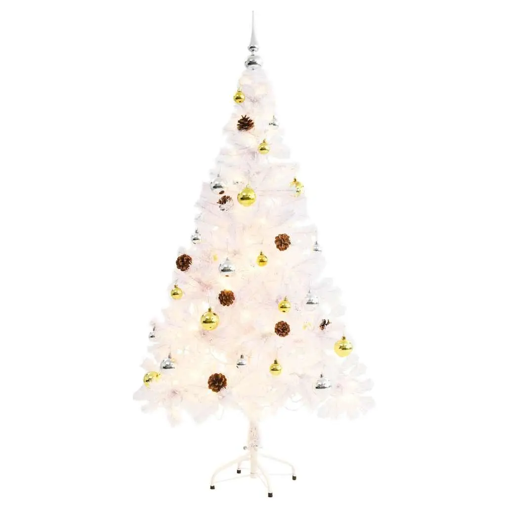 White Pre-lit 150cm Christmas Tree with LEDs