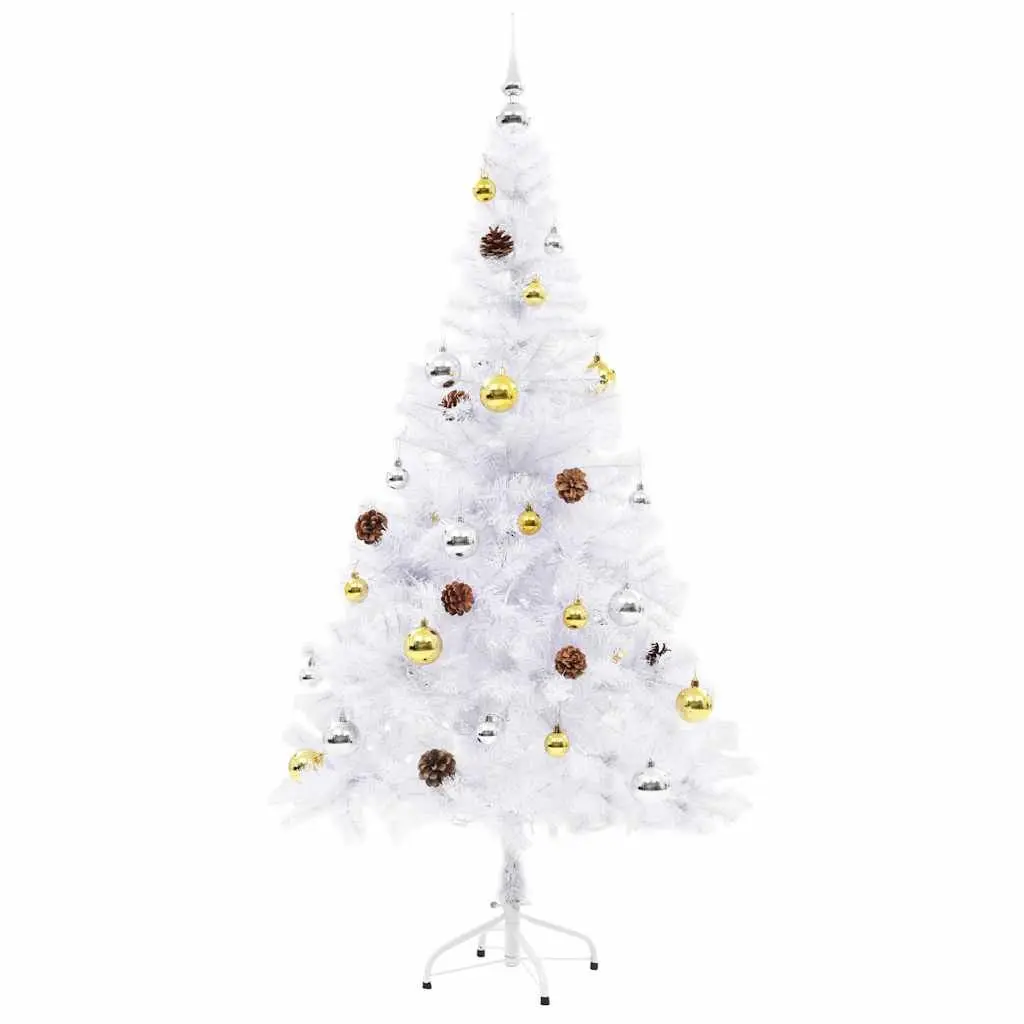 White Pre-lit 150cm Christmas Tree with LEDs