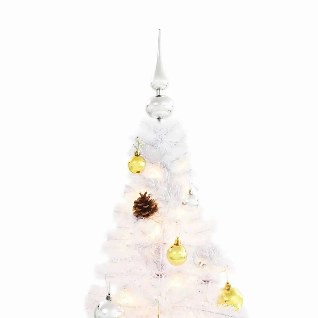 White Pre-lit 150cm Christmas Tree with LEDs