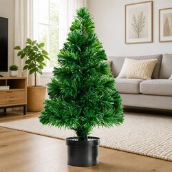 Durable Dark Green 64cm LED Christmas Tree for Indoors