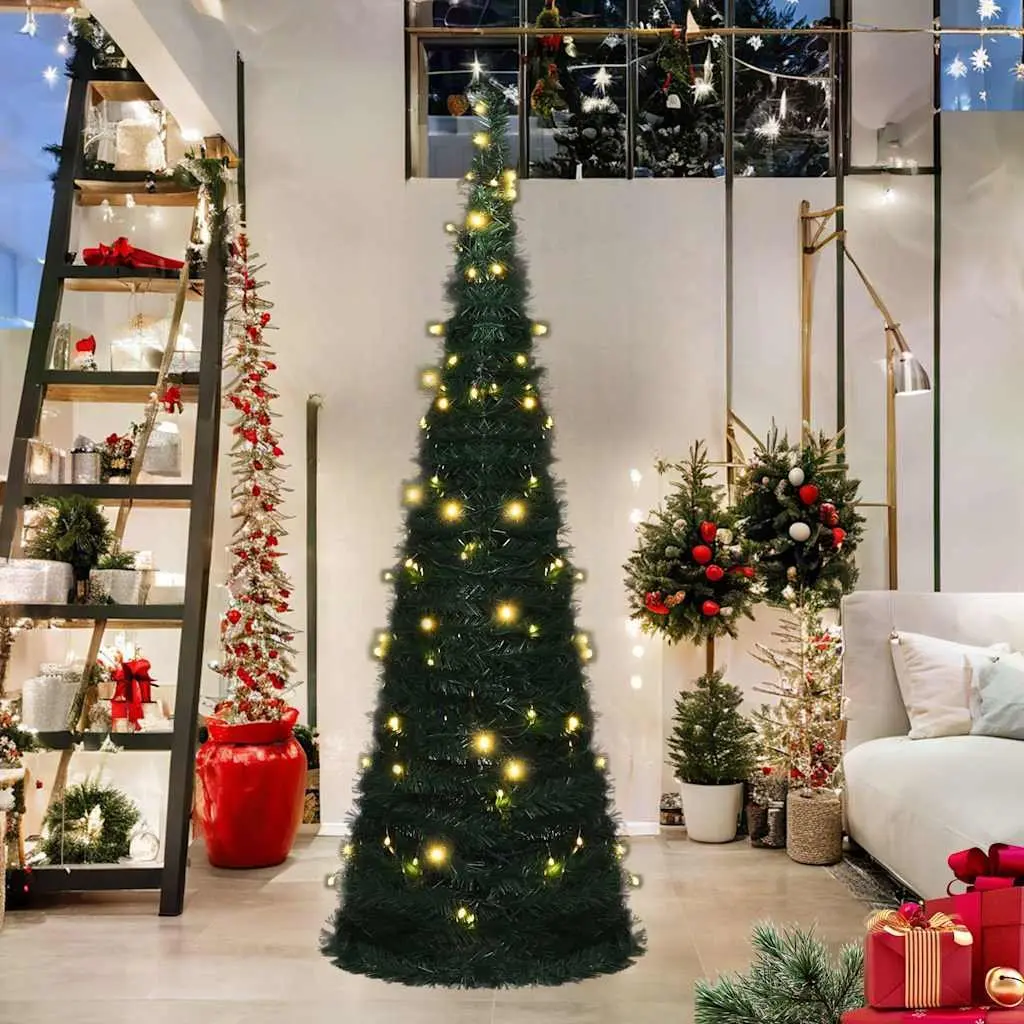 180 cm Green LED Christmas Tree with 150 Lights