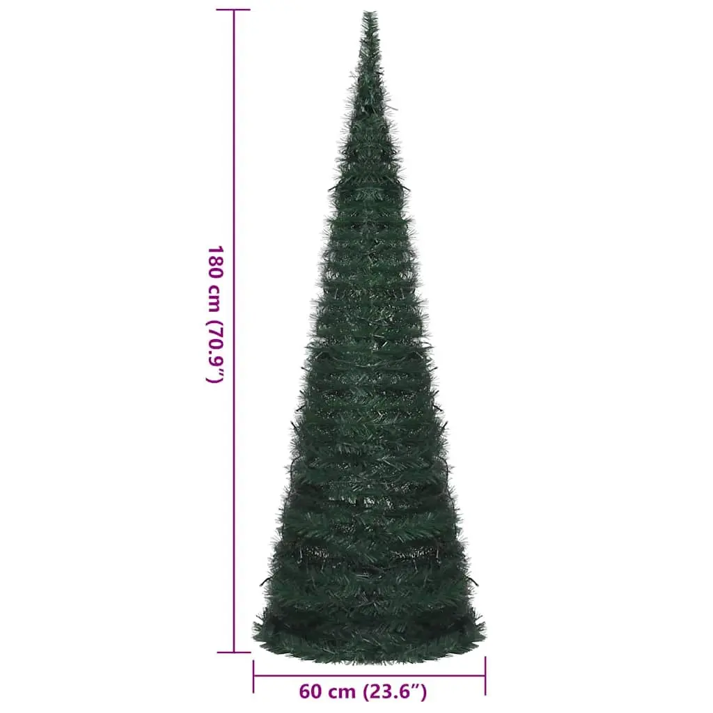 180 cm Green LED Christmas Tree with 150 Lights