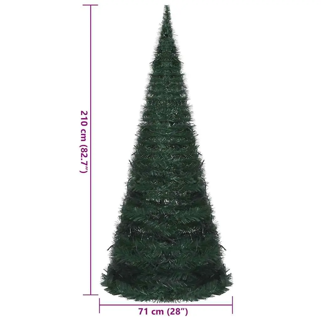 Pop-up Artificial Christmas Tree with 200 LEDs