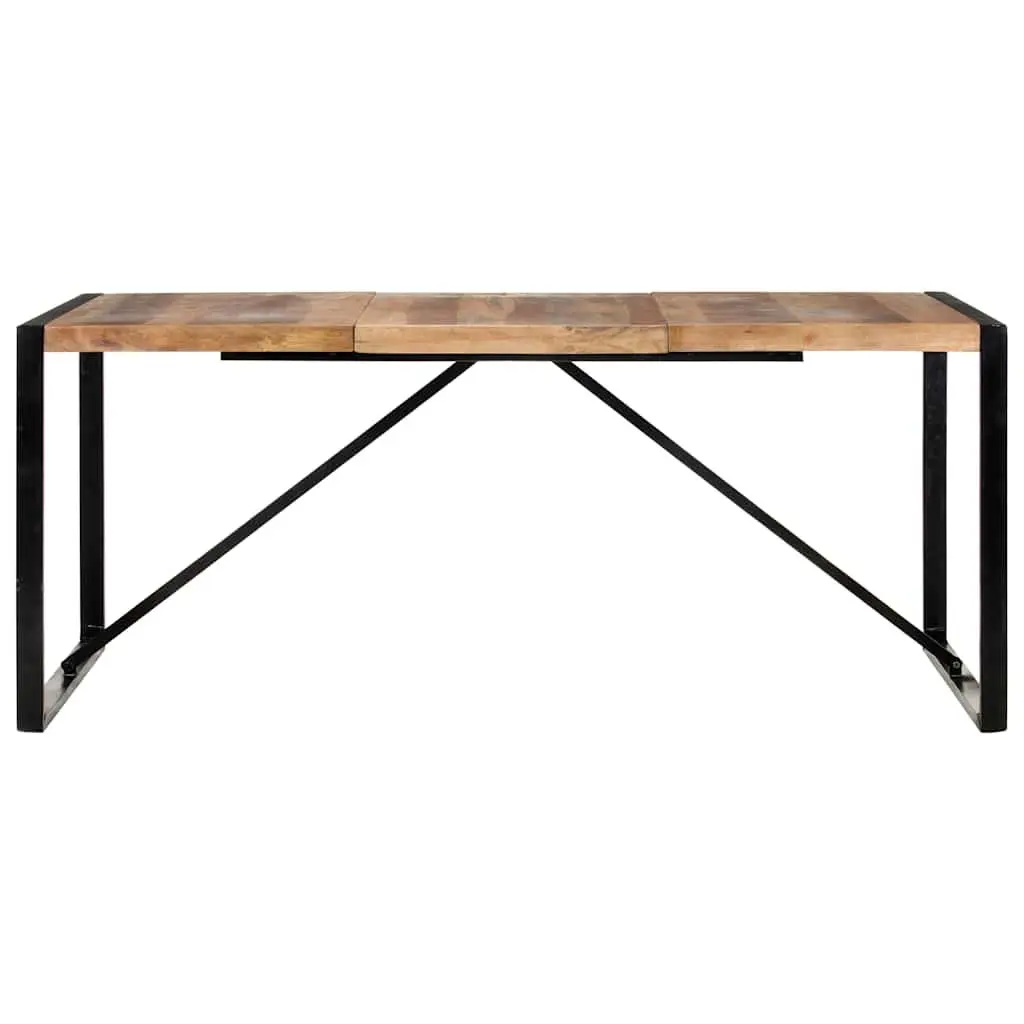 Solid Wood Acacia Dining Table 180x90x75 cm Brown