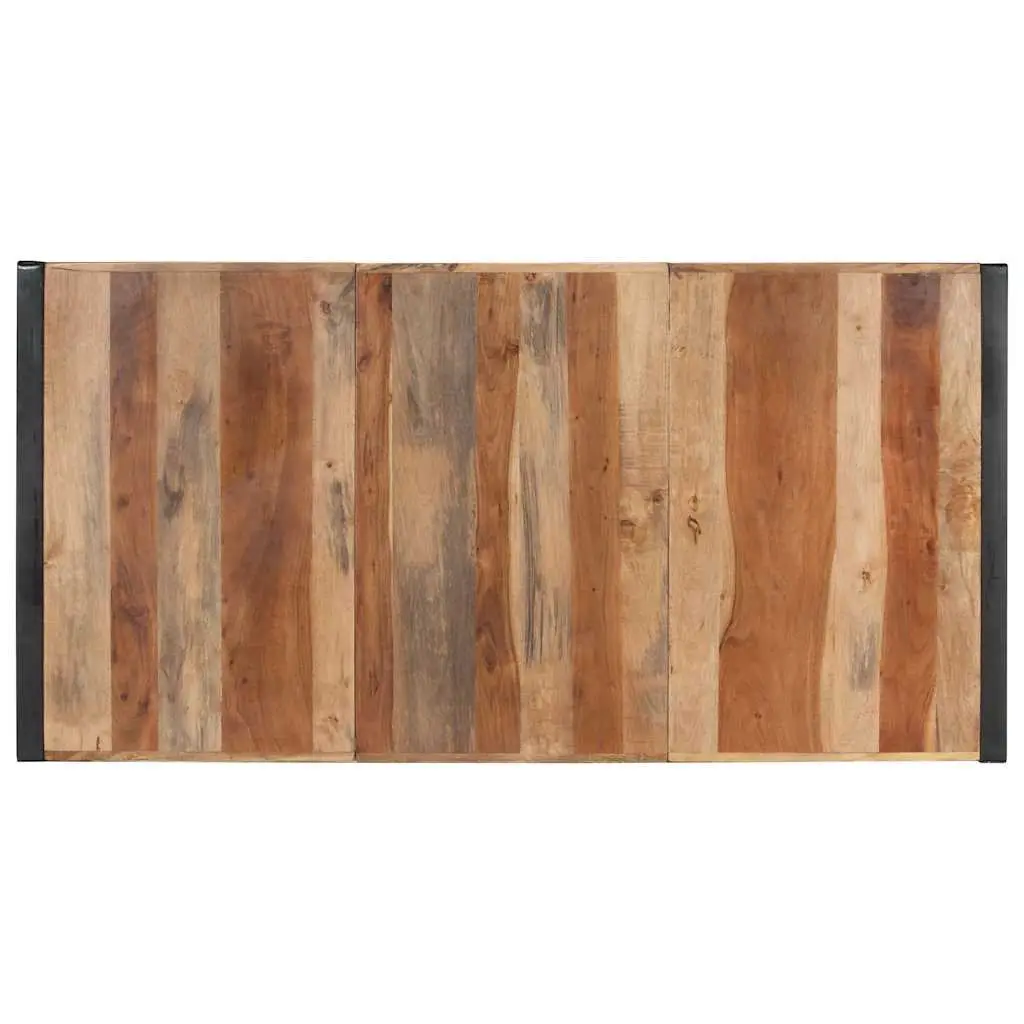 Solid Wood Acacia Dining Table 180x90x75 cm Brown
