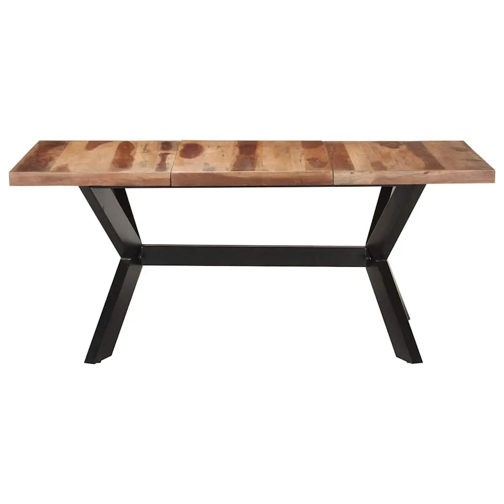 Industrial Style Dining Table 180x90x75 cm in Brown
